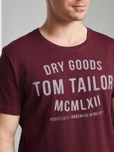 T-Shirt mit Print - Männer - red navy yarndye stripe T-Shirt mit Print - Männer - red navy yarndye stripe - 9 - TOM TAILOR