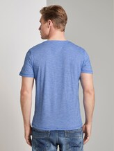 T-Shirt mit Print - Männer - blue white fine stripe T-Shirt mit Print - Männer - blue white fine stripe - 2 - TOM TAILOR