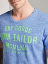 T-Shirt mit Print - Männer - blue white fine stripe T-Shirt mit Print - Männer - blue white fine stripe - 9 - TOM TAILOR