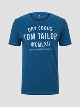T-Shirt mit Print - Männer - blue navy fine stripe T-Shirt mit Print - Männer - blue navy fine stripe - 7 - TOM TAILOR