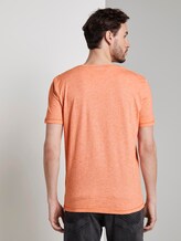 T-Shirt mit Print - Männer - orange white fine stripe T-Shirt mit Print - Männer - orange white fine stripe - 2 - TOM TAILOR