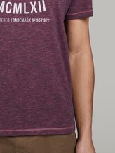 T-Shirt mit Print - Männer - burgundy navy fine stripe T-Shirt mit Print - Männer - burgundy navy fine stripe - 10 - TOM TAILOR