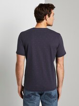 Gemustertes T-Shirt - Männer - navy grey minimal print Gemustertes T-Shirt - Männer - navy grey minimal print - 2 - TOM TAILOR