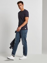 Gemustertes T-Shirt - Männer - navy grey minimal print Gemustertes T-Shirt - Männer - navy grey minimal print - 3 - TOM TAILOR
