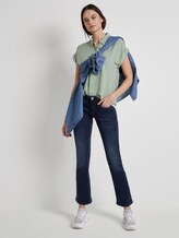 Striped blouse - Women - green offwhite stripes Striped blouse - Women - green offwhite stripes - 3 - TOM TAILOR