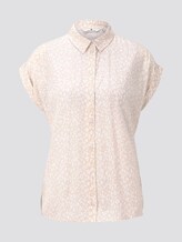 Kurzärmlige Bluse mit Kent-Kragen - Frauen - beige small leo design Kurzärmlige Bluse mit Kent-Kragen - Frauen - beige small leo design - 7 - TOM TAILOR