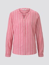 Strukturierte Bluse - Frauen - pink vertical striped Strukturierte Bluse - Frauen - pink vertical striped - 7 - TOM TAILOR