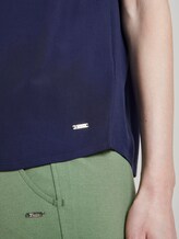 overhemd met sleutelgat opening aan de achterkant - Vrouwen - True Dark Blue overhemd met sleutelgat opening aan de achterkant - Vrouwen - True Dark Blue - 10 - TOM TAILOR Denim
