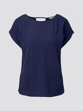 overhemd met sleutelgat opening aan de achterkant - Vrouwen - True Dark Blue overhemd met sleutelgat opening aan de achterkant - Vrouwen - True Dark Blue - 7 - TOM TAILOR Denim