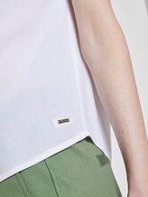 Shirt mit Schlüsselloch-Öffnung hinten - Frauen - White Shirt mit Schlüsselloch-Öffnung hinten - Frauen - White - 10 - TOM TAILOR Denim
