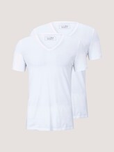 T-Shirt im Doppelpack - Männer - White T-Shirt im Doppelpack - Männer - White - 7 - TOM TAILOR Denim