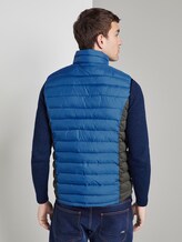 Light vest with chest pocket - Men - strong blue Light vest with chest pocket - Men - strong blue - 2 - TOM TAILOR