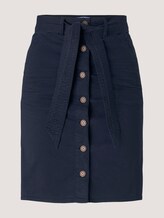 Rock mit Knopfleiste - Frauen - Real Navy Blue Rock mit Knopfleiste - Frauen - Real Navy Blue - 7 - TOM TAILOR