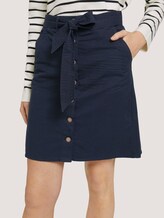 Rock mit Knopfleiste - Frauen - Real Navy Blue Rock mit Knopfleiste - Frauen - Real Navy Blue - 9 - TOM TAILOR