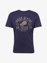 T-shirt with print - Men - True Dark Blue T-shirt with print - Men - True Dark Blue - 7 - TOM TAILOR
