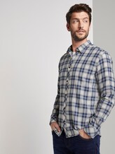 Kariertes Hemd - Männer - blue white check Kariertes Hemd - Männer - blue white check - 5 - TOM TAILOR