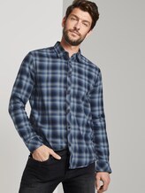 Kariertes Hemd - Männer - blue shades check Kariertes Hemd - Männer - blue shades check - 5 - TOM TAILOR