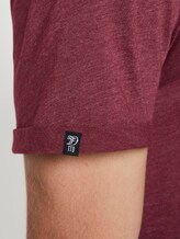 T-Shirt mit Logo-Stickerei - Männer - Deep Burgundy Melange T-Shirt mit Logo-Stickerei - Männer - Deep Burgundy Melange - 9 - TOM TAILOR Denim