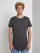 T-Shirt mit Logo-Stickerei - Männer - Black Non-Solid T-Shirt mit Logo-Stickerei - Männer - Black Non-Solid - 1 - TOM TAILOR Denim