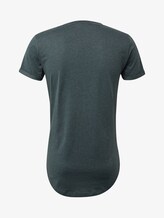 T-Shirt mit Logo-Stickerei - Männer - dark gable green melange T-Shirt mit Logo-Stickerei - Männer - dark gable green melange - 8 - TOM TAILOR Denim