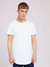 T-Shirt mit Logo-Stickerei - Männer - White T-Shirt mit Logo-Stickerei - Männer - White - 1 - TOM TAILOR Denim