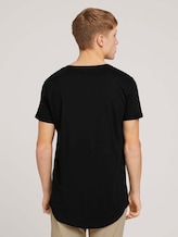 T-Shirt mit Logo-Stickerei - Männer - Black T-Shirt mit Logo-Stickerei - Männer - Black - 2 - TOM TAILOR Denim