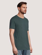 T-Shirt im Mélange-Look - Männer - dark gable green new space dye T-Shirt im Mélange-Look - Männer - dark gable green new space dye - 5 - TOM TAILOR Denim