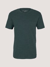 T-Shirt im Mélange-Look - Männer - dark gable green new space dye T-Shirt im Mélange-Look - Männer - dark gable green new space dye - 7 - TOM TAILOR Denim