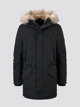 Winter Parka mit Kapuze - Männer - Black Winter Parka mit Kapuze - Männer - Black - 7 - TOM TAILOR Denim