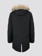 Winter Parka mit Kapuze - Männer - Black Winter Parka mit Kapuze - Männer - Black - 8 - TOM TAILOR Denim