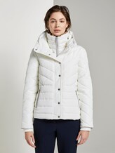 Gefütterte Jacke - Frauen - soft stone grey Gefütterte Jacke - Frauen - soft stone grey - 1 - TOM TAILOR