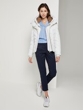 Gefütterte Jacke - Frauen - soft stone grey Gefütterte Jacke - Frauen - soft stone grey - 3 - TOM TAILOR