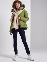 Gewatteerd jack met kunstbont - Frauen - wood green Gewatteerd jack met kunstbont - Frauen - wood green - 3 - TOM TAILOR