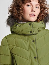 Gewatteerd jack met kunstbont - Frauen - wood green Gewatteerd jack met kunstbont - Frauen - wood green - 9 - TOM TAILOR