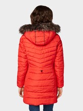 Hybridmantel mit Kapuze - Frauen - brilliant red Hybridmantel mit Kapuze - Frauen - brilliant red - 2 - TOM TAILOR