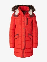 Hybridmantel mit Kapuze - Frauen - brilliant red Hybridmantel mit Kapuze - Frauen - brilliant red - 7 - TOM TAILOR