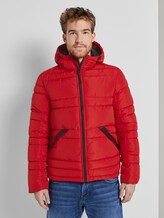 Pufferjacke mit Kapuze - Männer - Mighty Red Pufferjacke mit Kapuze - Männer - Mighty Red - 1 - TOM TAILOR