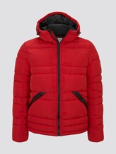 Pufferjacke mit Kapuze - Männer - Mighty Red Pufferjacke mit Kapuze - Männer - Mighty Red - 7 - TOM TAILOR
