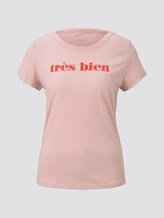 T-Shirt mit Schrift-Print - Frauen - Summer Lotus T-Shirt mit Schrift-Print - Frauen - Summer Lotus - 7 - TOM TAILOR