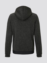Gebreid jack met capuchon - Mannen - dark grey light grey mouline Gebreid jack met capuchon - Mannen - dark grey light grey mouline - 8 - TOM TAILOR