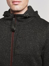 Gebreid jack met capuchon - Mannen - dark grey light grey mouline Gebreid jack met capuchon - Mannen - dark grey light grey mouline - 9 - TOM TAILOR