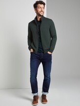 Strickjacke mit Stehkragen - Männer - wood lake green Strickjacke mit Stehkragen - Männer - wood lake green - 3 - TOM TAILOR