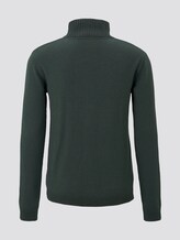 Strickjacke mit Stehkragen - Männer - wood lake green Strickjacke mit Stehkragen - Männer - wood lake green - 8 - TOM TAILOR