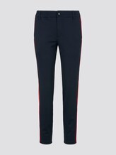 Jogging bottoms with satin stripes - Women - Real Navy Blue Jogging bottoms with satin stripes - Women - Real Navy Blue - 7 - TOM TAILOR Denim