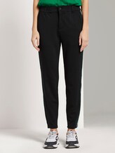 Joggingbroek met galonstrepen - Vrouwen - Deep Black Joggingbroek met galonstrepen - Vrouwen - Deep Black - 1 - TOM TAILOR Denim