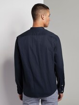 Hemd in Piqué-Struktur - Männer - Sky Captain Blue Hemd in Piqué-Struktur - Männer - Sky Captain Blue - 2 - TOM TAILOR Denim
