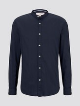 Hemd in Piqué-Struktur - Männer - Sky Captain Blue Hemd in Piqué-Struktur - Männer - Sky Captain Blue - 7 - TOM TAILOR Denim