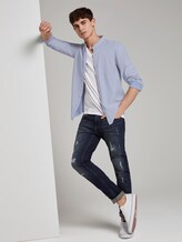 Hemd in Piqué-Struktur - Männer - Blue Younder Hemd in Piqué-Struktur - Männer - Blue Younder - 3 - TOM TAILOR Denim