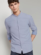 Hemd in Piqué-Struktur - Männer - Blue Younder Hemd in Piqué-Struktur - Männer - Blue Younder - 5 - TOM TAILOR Denim