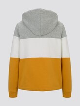 Hoody with colour blocking - Women - yellow coloblock Hoody with colour blocking - Women - yellow coloblock - 8 - TOM TAILOR Denim